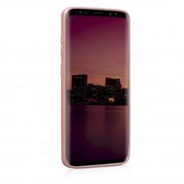 Husa pentru samsung galaxy s9, glomax perfect fit, rose-gold