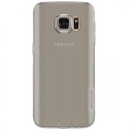 Husa protectie pentru samsung galaxy s7, fumuriu, slim, folie de protectie gratis