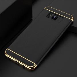Husa protectie pentru samsung galaxy s8, luxury black plated