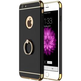 Husa pentru apple iphone 6/6s, glomax 3in1 ring perfectfit, black