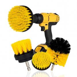 Set perii pentru mocheta & uz casnic, 3 piese, galben
