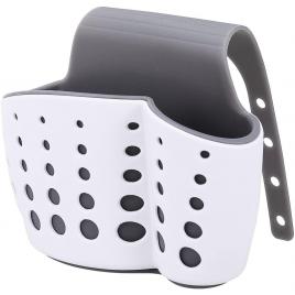 Teaca suport pentru burete de vase bucatarie pentru chiuveta, curea reglabila din silicon
