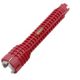 Cheie instalatii sanitare, abs, 26x5.2 cm, rosu