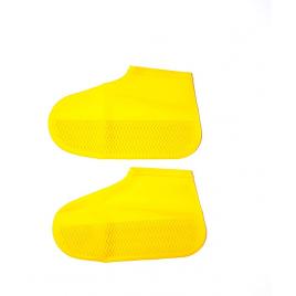 Huse de silicon pentru protectie incaltaminte, culoare galben, marimea medium
