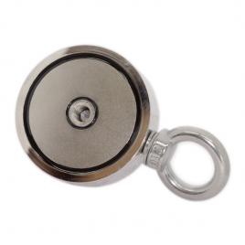 Magnet fishing d75 mm doua fete forta de prindere magnet acvatic neodim in carcasa