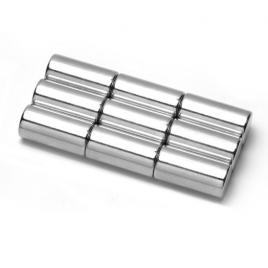 Magnet neodim cilindru 10mm x 20mm - set de 6 bucati