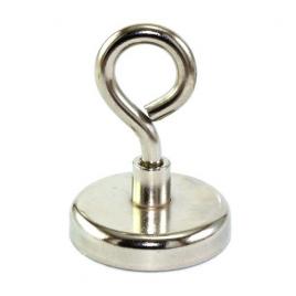 Magnet oala d42mm carlig inelar neodim puternic n35 forta 45 kg