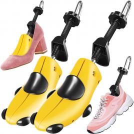 Set 2 dispozitive pentru largit si alungit pantofi, marime 39-43, galben, mystyle�
