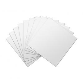 Set oglinzi decorative design patrat silver 15x15cm- 16 bucati/set mystyle�