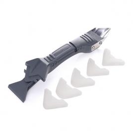 Spatula pentru taierea si asezarea chitului siliconic 3in1, cu 5 varfuri