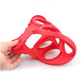 Forma din silicon alimentar premim pentru clatite sau oua, rosu cu 7 compartimente