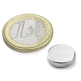Magnet neodim disc puternic 12mm x 3mm - set de 10 bucati