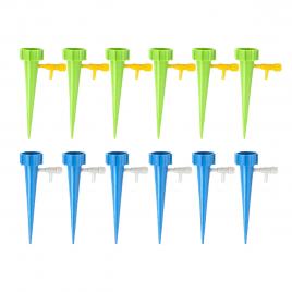 Set 12 accesorii sistem irigare, plastic, verde/albastru