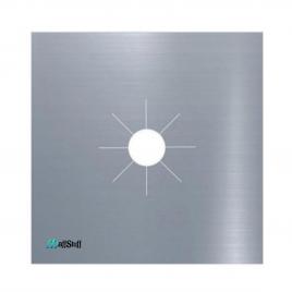 Set 4 folii de protectie reutilizabile pentru plita sau aragaz, gri