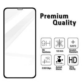 Folie protectie de sticla, rezistenta 9h, tempered glass pentru iphone xr, negru
