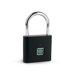 Lacat inteligent cu amprenta, senzor amprenta, incarcare rapida prin usb, waterproof, memoreaza pana la 10