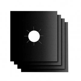 Set 4 folii de protectie reutilizabile pentru plita sau aragaz, teflon, non-toxic, lavabil,