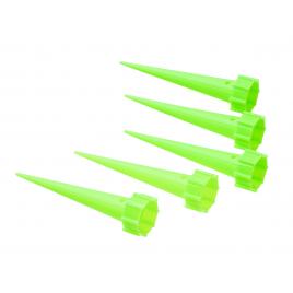 Set 5 picuratoare plante, plastic, verde
