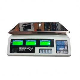 Cantar Electronic 40 kg, acumulator inclus, incarcare rapida, digital, functii multiple, afisaj dublu, autonomie mare