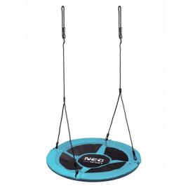 Leagan tip cuib pentru copii xxl 95 cm 150 kg neo-sport 1002 turcoaz