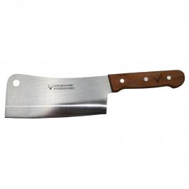 Satar, pro cook, otel inoxidabil, 34.5 cm, maner lemn, argintiu