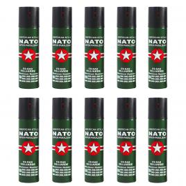 Set 10 sprayuri autoaparare nato, propulsie jet, 60 ml
