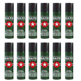 Set 12 sprayuri autoaparare nato, propulsie jet, 60 ml