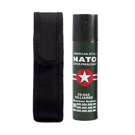 Spray paralizant de autoaparare ideallstore, propulsie jet, 110 ml, verde, husa inclusa