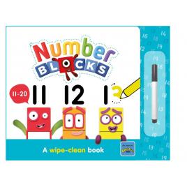 Carticica scriu si sterg -  numberblocks 11-20