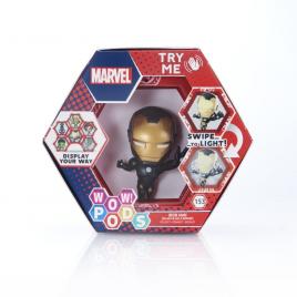 Figurina wow! pods - marvel iron man cu armura negru si auriu