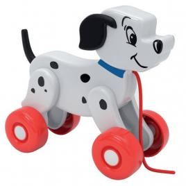 Jucarie de tras caine dalmatian clementoni