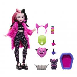 Papusa monster high draculaura creepover party