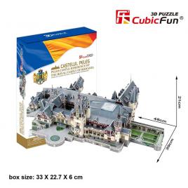 Puzzle 3d castelul peles 179 piese cubicfun