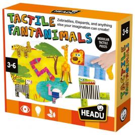 Set cartonase tactile cu animale headu