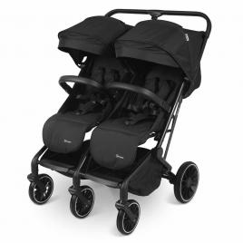 Carucior pliabil pentru gemeni babygo gotwice black