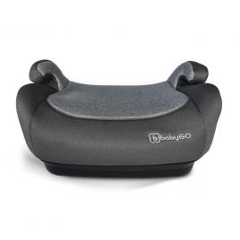 Inaltator auto boosterbabygo i-size, melange gray, 125-150 cm, certificat r129