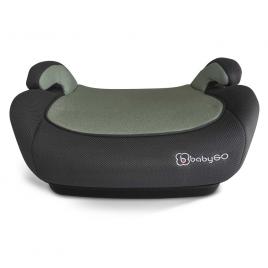 Inaltator auto boosterbabygo i-size, melange green, 125-150 cm, certificat r129