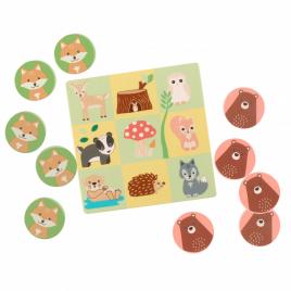 Joc tic tac toe din lemn orange tree toys