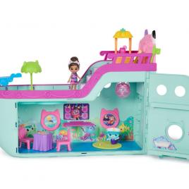 Set de joaca gabbys dollhouse - vaporul cu prieteni