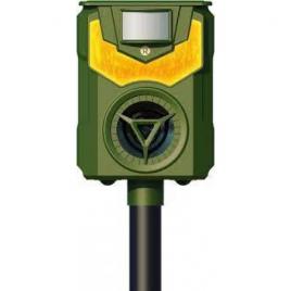 Aparat cu ultrasunete pentru alungarea pasarilor si animalelor flame guard animal repeller anti caini,pisici,porumbei,ciori,grauri,veverite,jderi,dihori,mistreti, frecventa: 13.5 – 45khz