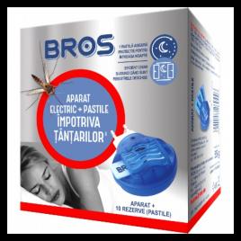 Aparat electric impotriva tantarilor, bros, cu vaporizator,10 pastile incluse