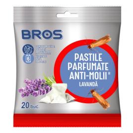 Bile parfumate anti-molii bros, parfum de lavanda, 20 buc/cutie