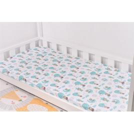 Cearsaf bumbac 100% ursuleti pat 90x200 cm