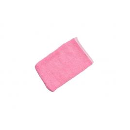 Manusa de baie frotir bumbac 21x12 cm roz