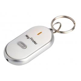 Breloc cu functie de localizare chei alb cu semnal sonor si luminos