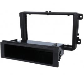 Cadru radio, rama adaptoare radio pentru seat / scoda / volkswagen, negru