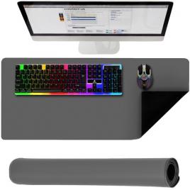 Pad pentru mouse si tastatura antiderapant 90 x 45 gri