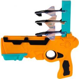 Pistol lansator cu 3 avioane