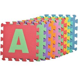 Covor puzzle din spuma malplay 10 piese 29 x 29 cm