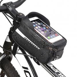 Suport telefon impermeabil tip geanta, montaj pe motocicleta sau bicicleta